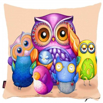 Baykuş Yastık Kılıfı-28